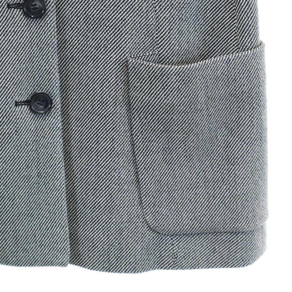 Emporio Armani Made In Italy Tailored Jacket 42 Gray Women Used