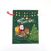 10pcs  Christmas Drawstring Gift Bag Party Children Kid Candy Gift Bag Aluminum Foil Box Happy New Year Xmas Eve 2025