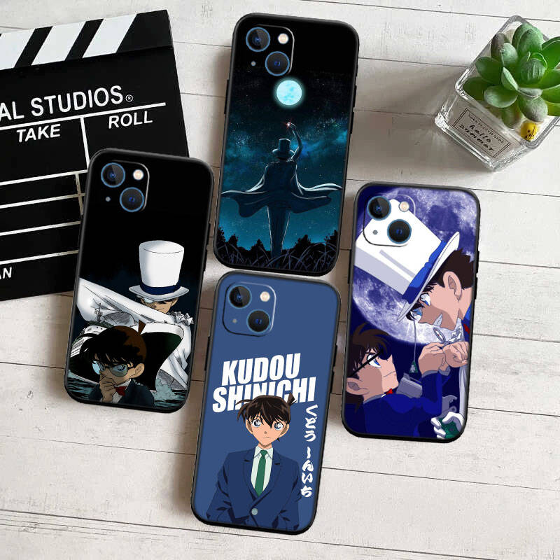 MH39 Detective Conan Phone Shell Case for Redmi Note 12 12S 12C 13 13C 13R 14 14S 14R 14C Pro Max Plus A3 A3X A4 A5 11A 13X