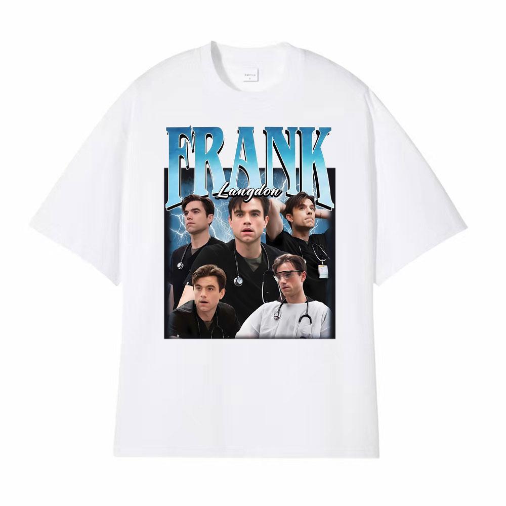 Dr Frank Langdon Print Tshirts Unisex Women Clothing Summer Fashion 100 Cotton T Shirts Oversized Loose Cotton Tshirt Streetwear