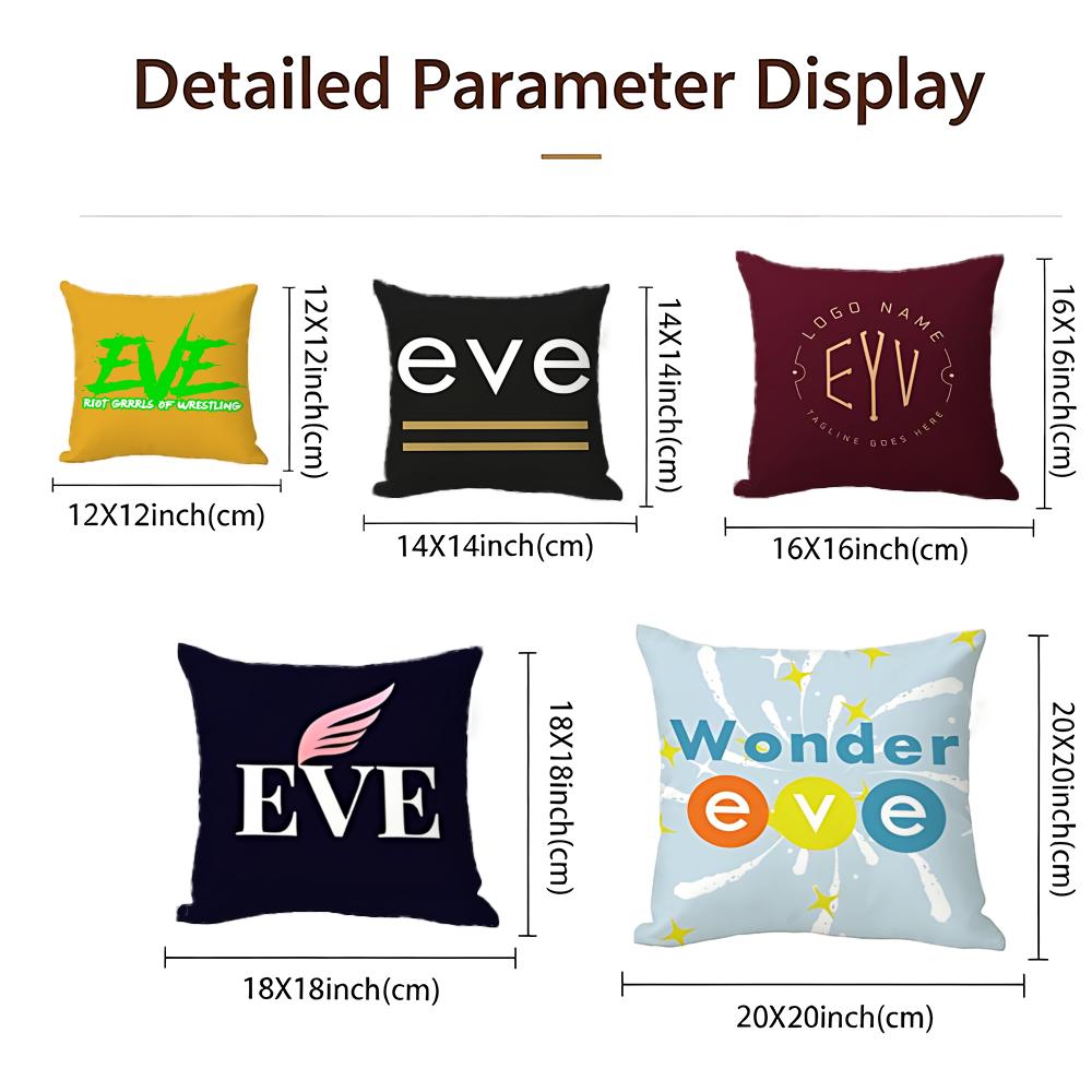 Cigarette Eve Cushion Cover Cushion Cover Set 4Pcs 50X50 45X45 40X40 Pillowcase Decorative Sofa Home Decor