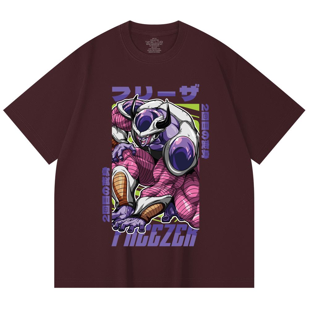 

230 Gsm 100% Cotton Dragon Ball V72 King Cold Print Unisex Heavy Cotton T Shirt 2XL