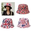 Patriotic Star Fisherman Hat Sun Protection Lightweight Adjustable For Outdoor Activities Beach Vacation