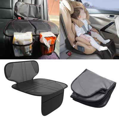 Car Seat Protectors for Booster Waterproof ProtectorMat Large Auto Seat Cover with Storage Pocket for Child Safety Seat