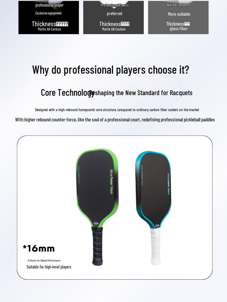Premium Kevlar Pickleball Paddle Set - Hot Selling Cross-Border Design