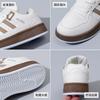 2025 spring little white shoes new Korean version ins female students height increase platform sports board shoes casual shoes female TA01