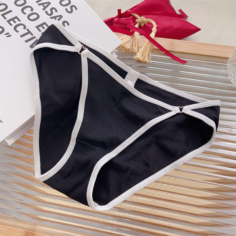 

Мода на тонких бретельках для полных девушек, не обтягивающая ноги, с низкой посадкой, нижнее белье из чистого хлопка