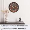 Nástěnné hodiny Nbdeal Tiché s plynulou sekundovou ručičkou Analogový kalendář Zobrazení teploty vlhkosti Průměr 32 cm CSY-9997 Kávová barva