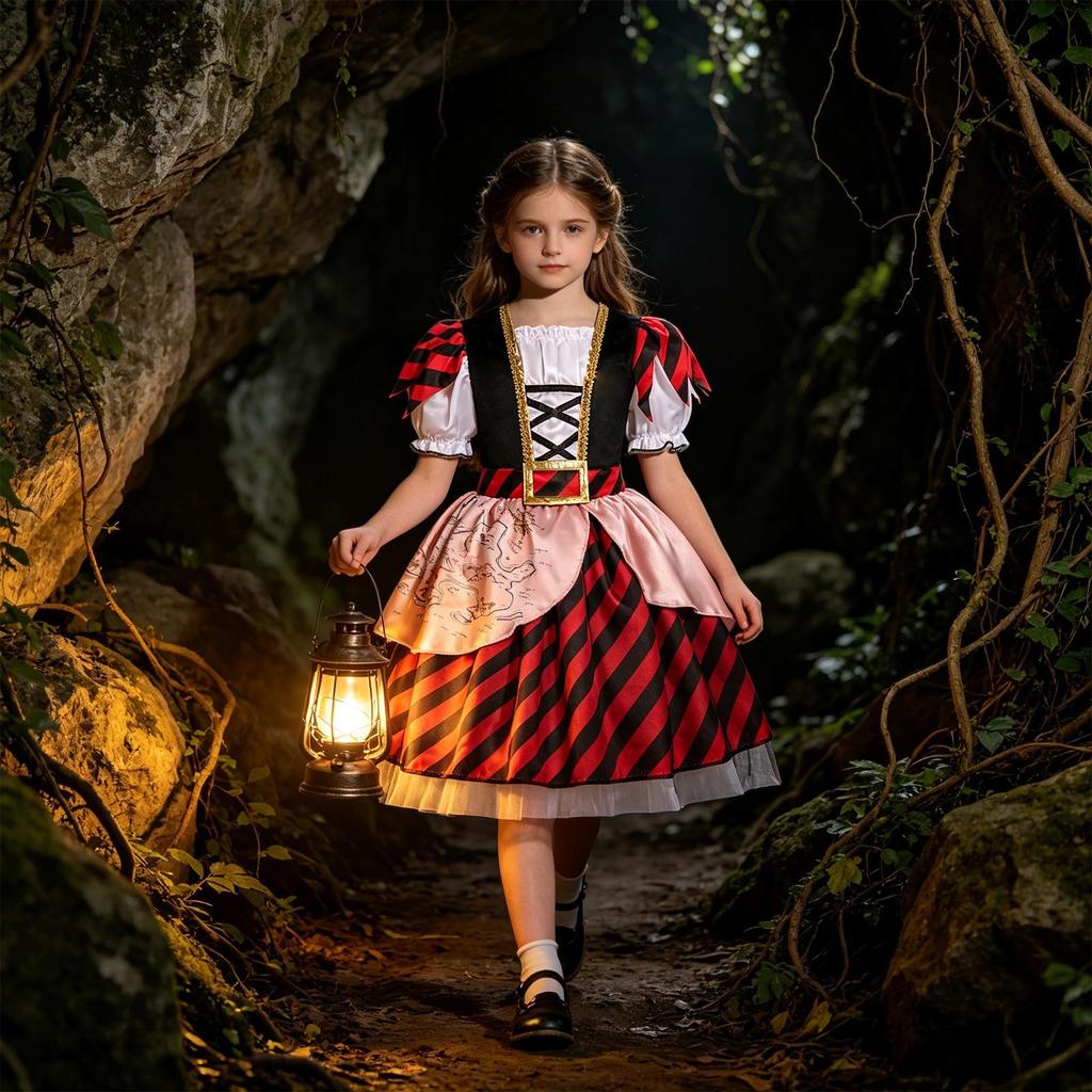 Halloween Pirate Costume Set for Party Performances