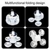 2-in-1 Folding LED Lantern Fan with Hook Dimmable Strong Airflow