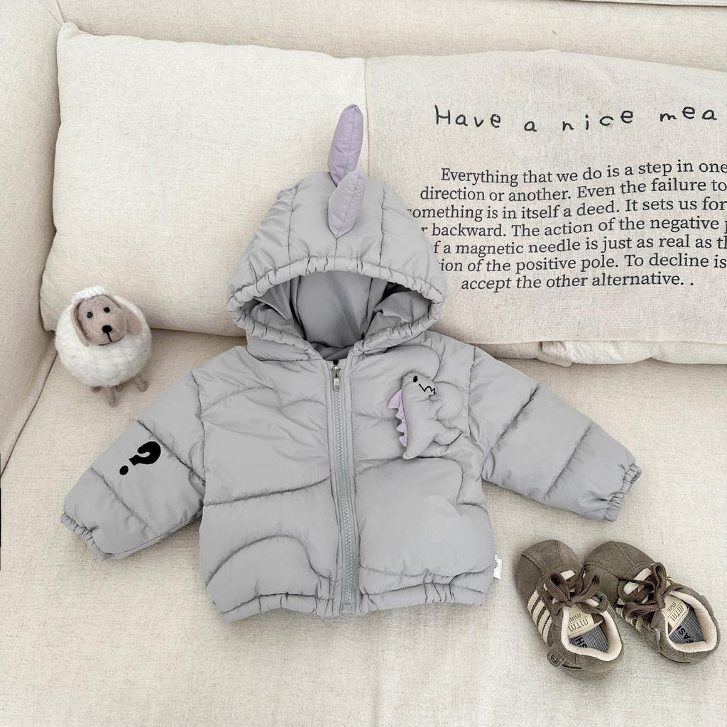 Super Cute Baby Winter Suit Baby Padded Thickened Cute Hooded Cotton Coat Baby Warm Pants