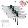 Simulation Dragonfly Mosquito Repellent Mini Dragonfly Garden Model Ornament Animal For Outdoor K7B2