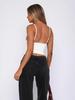 Crop Tops Solid Halter Tank Top Women Summer Camis Backless Camisole Fashion Tube Top Female Sleeveless