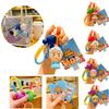 Manmiao Elsa Three-eyed Creative Car Keychain Cute Backpack Pendant Wholesale