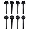 8PCS Predrilled Holes Violin Tuning Pegs Ebony Material Musical Instrument Pegs  Violin Replacement