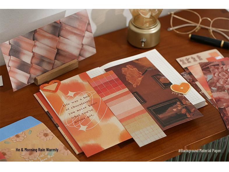 Yihe Retro Journal Gift Set: High-Value Stickers, Memo Pads, and DIY Literary Journal Book.