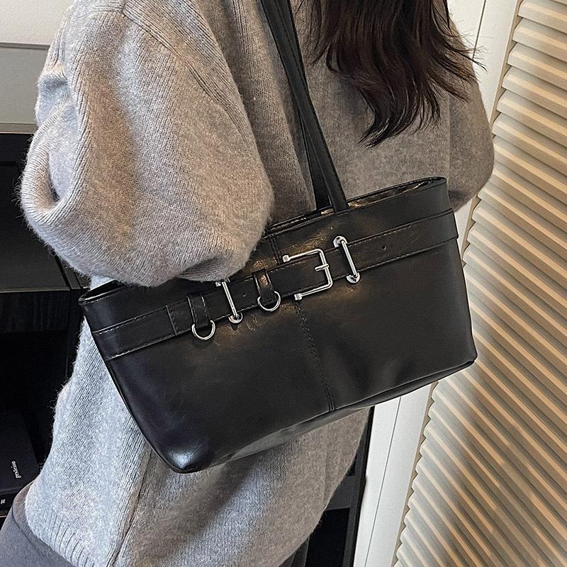 Высококлассная одноплечевая сумка, сумка подмышку, мотоциклетная сумка, женская сумка чёрный