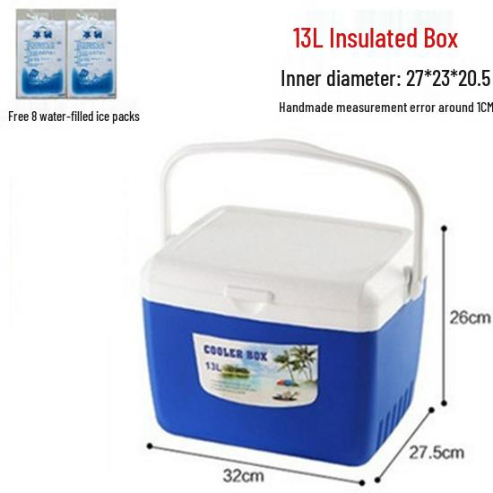 Tragbare isolierte Frischhaltebox für kleine Kühlschränke, den Außenbereich, zum Angeln und für unterwegs