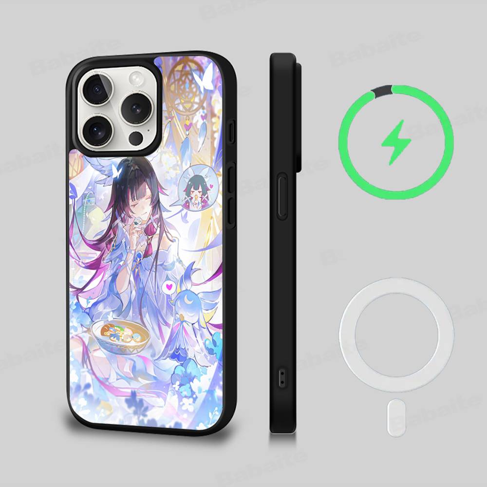 

Genshin Impact Columbina For Magsafe Phone Case For IPhone 17 Air 16 15 14 13 12 11 Pro Max Plus Shockproof Cover iPhone 13pro max
