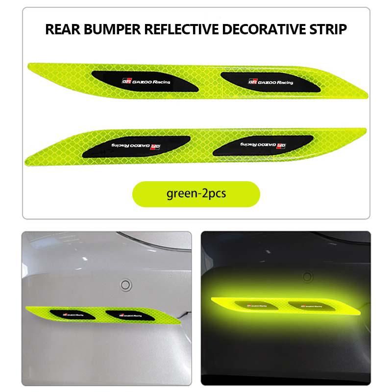 Car Door Sticker Safety Warning Reflector Sticker Reflective Strip Auto Exterior Accessories For Toyota Yaris Corolla Rav4 CHR