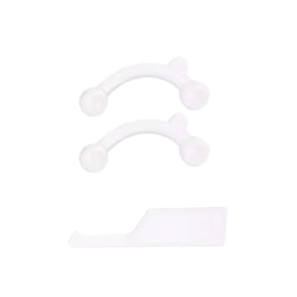 Invisible Nose Shaper 3 Size Pain Free Nose Straightener Acrylic Soft Nasal Bridge Straightener for Adults Teens Beauty Tools