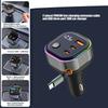 High Power Car Charger PD65W Retractable USB C Cable with 18W USB A /Type C Port Voltages Display Intelligent Protections