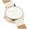 Fieldwork Women's Analog Shake Watch, Gold with Leather Strap, Off-White (KDS012-1)