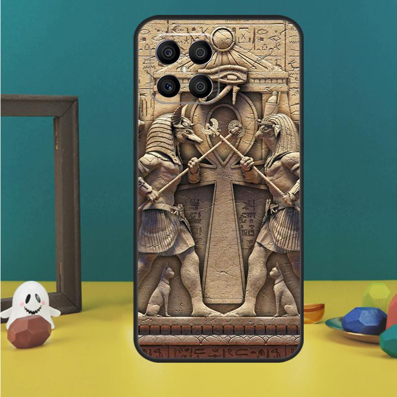 Egypt Pharaoh Mural Case For Honor X9a X8a X8b X9b X9c X8 X9 50 70 90 Lite Honor 200 Lite Magic 7 5 6 Pro Cover