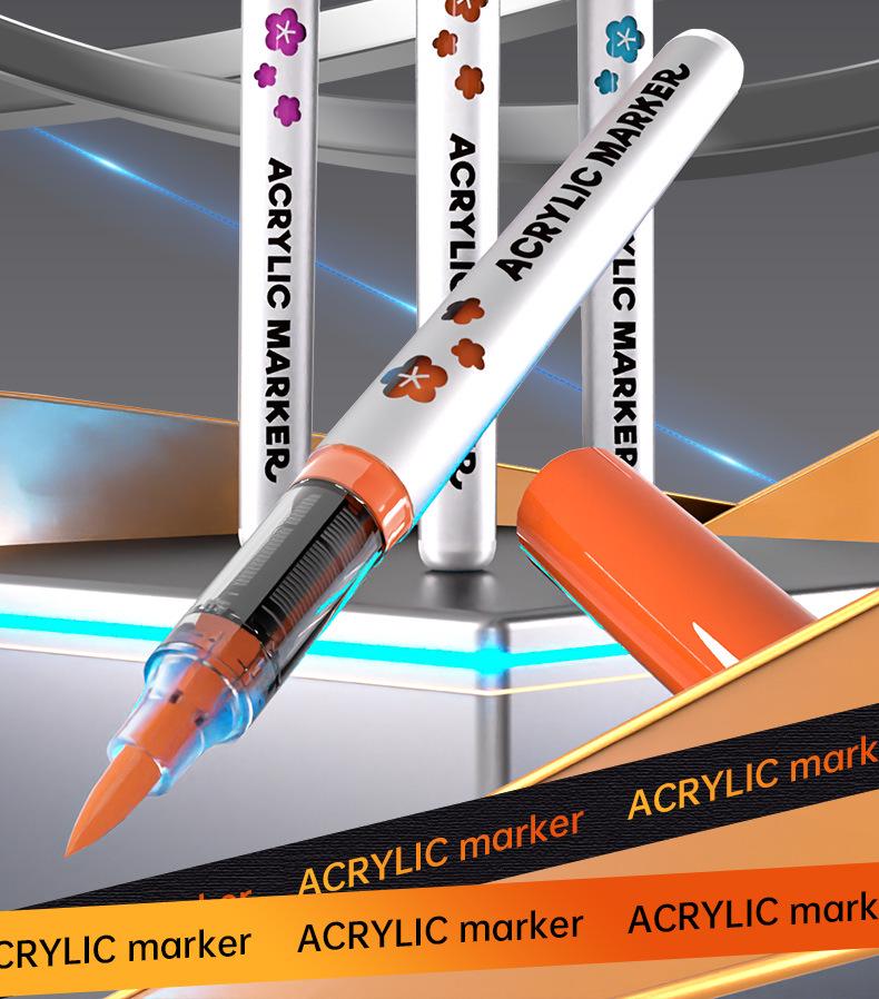 Acrylmarker Weiche Spitze: Waschbar & Deckend für Kinder-Kunstprojekte