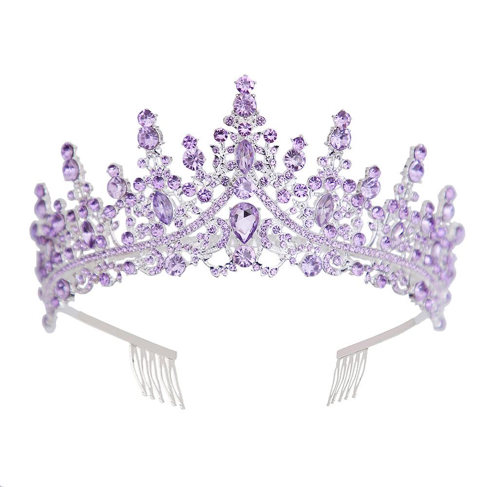 Crystal Crown for Weddings, Birthdays, Coming-of-Age Ceremonies, and Evening Events