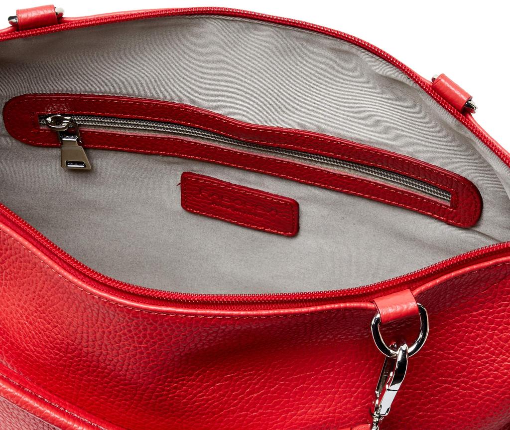F8 Bag Leather Handbag L Red Edition In Red [Fabolsa] <Made Italy> F80011-022-001