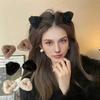 Trendy Versatile Hair Clips Fluffy Sweet Style Bangs Hair Clips Cat Ear Shape Ponytail Clips Women Head Wear Accessories