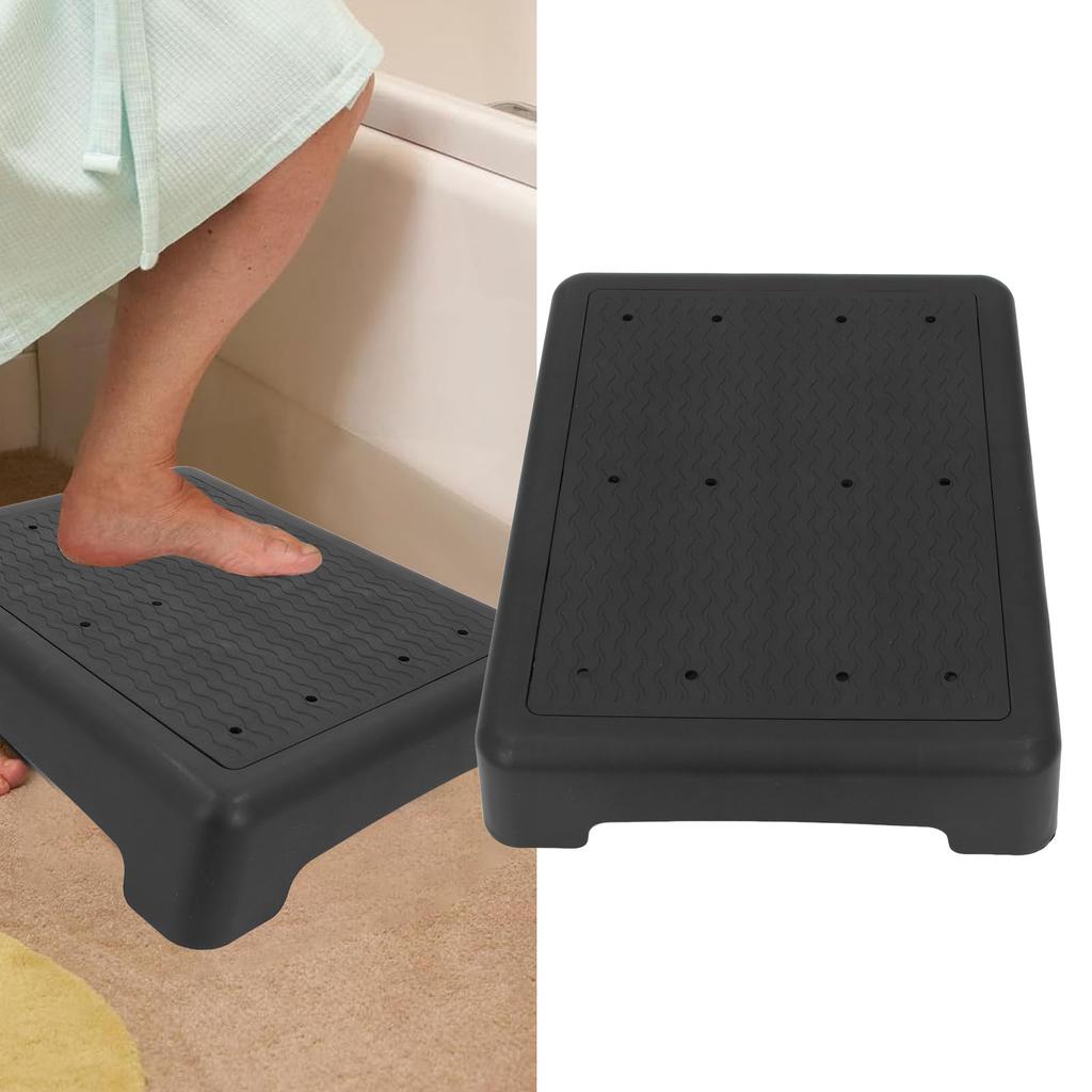 Bath Shower Step Stool Non Slip Step Platform Portable Mobility Step Stool for Indoor and Outdoor