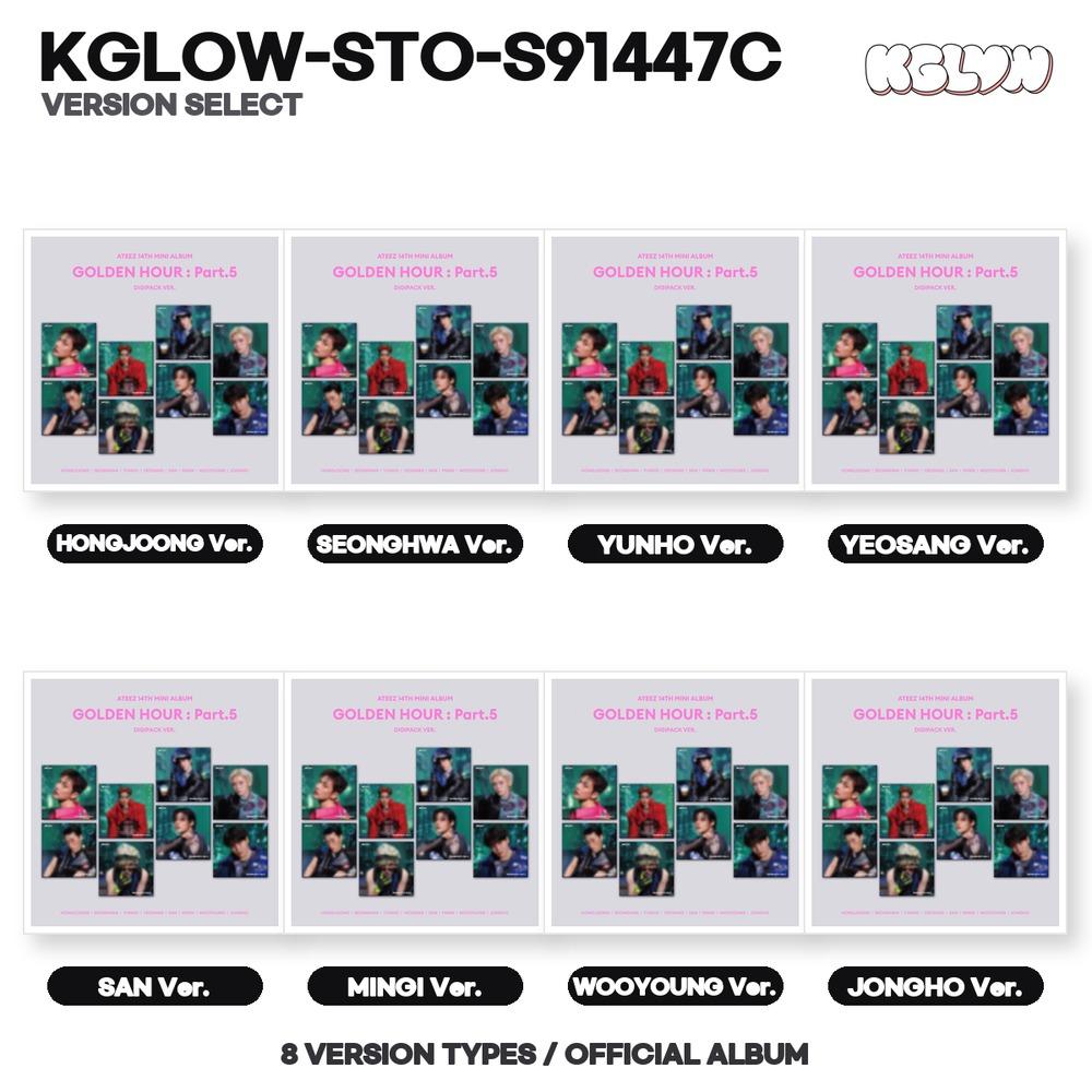 [Pre-order] ATEEZ GOLDEN HOUR : Part.5 (DIGIPACK VER.) Version Select Official K-POP Album CD