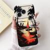 For iPhone 17 Pro Max 17Pro Fashion Dusk Beach Painting Phone Case For iPhone17 Pro 17ProMax Soft Silicone Cases Bumpers