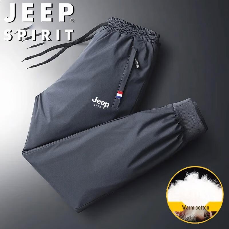 

Чоловічі теплі бавовняні повсякденні штани JEEP SPIRIT L