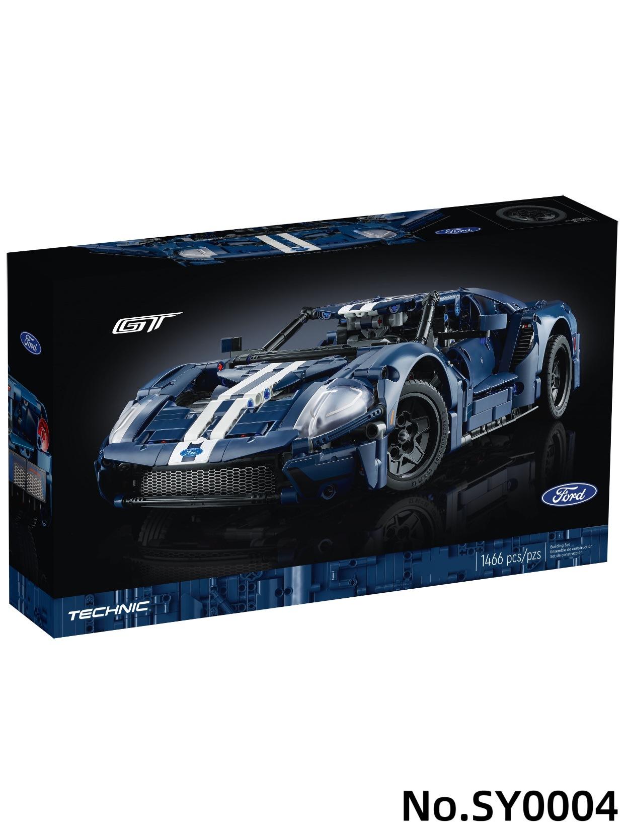 Compatible with Lego Fengte GT Mechanical Sports Car Puzzle Assembly Building Block Sports Car Model