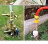 6-Minute Brass Water Outlet Valve Stem with Verdigris Collector and Sprinkler Head for Garden DN20