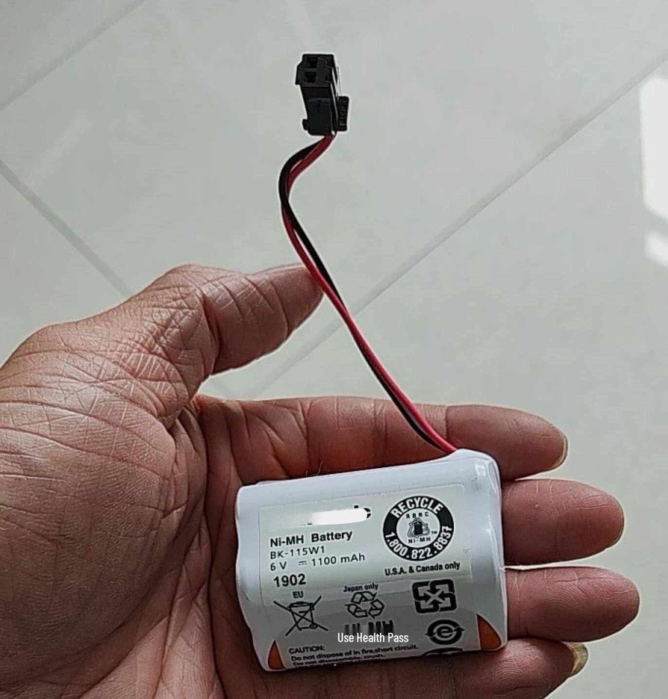 

BK-115W1 6V1100mAh Battery for 86-° Medical Fridge, Low-Temp Applications EZ