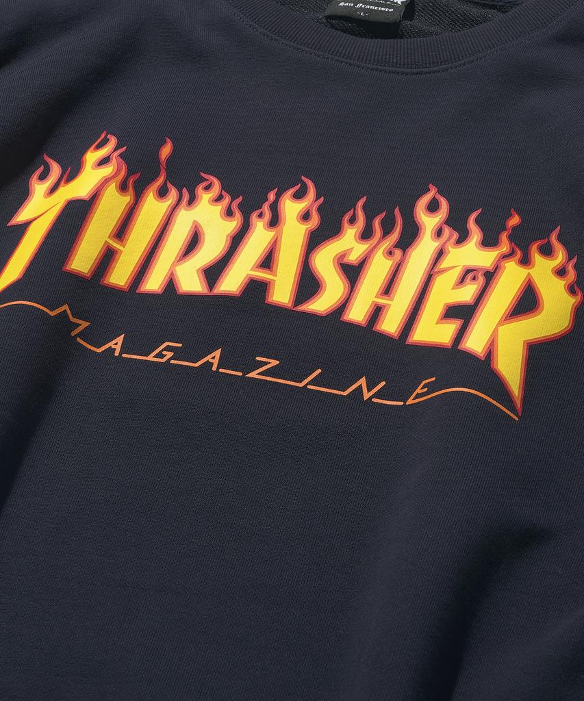 Treasure Flame Logo Sweatshirt Navy