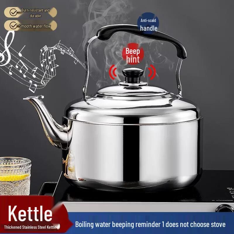 Wutuo 10L Whistling Stainless Steel Kettle