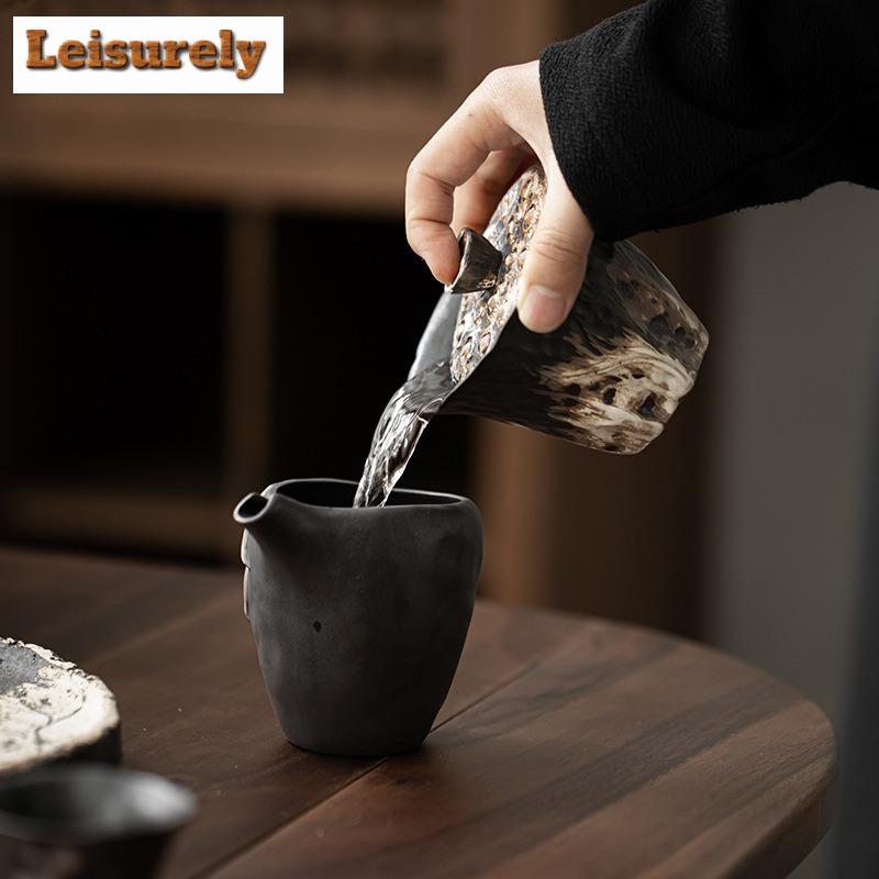 200ml Wabi Sabi Stil Gaiwan Luxus Relief Lotus Reim Teeschale Haushalts Teekocher Abdeckung Schüssel Geschirr Zubehör Ornamente