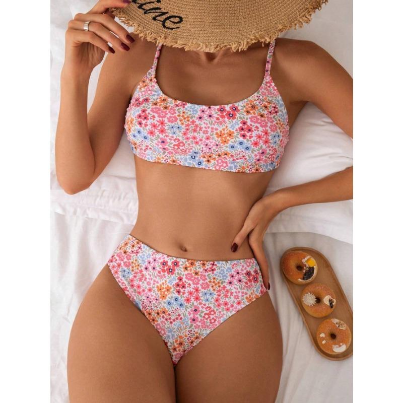 New Bikini Women's Split Sexy Swimsuit Printed Swimsuit Fashion