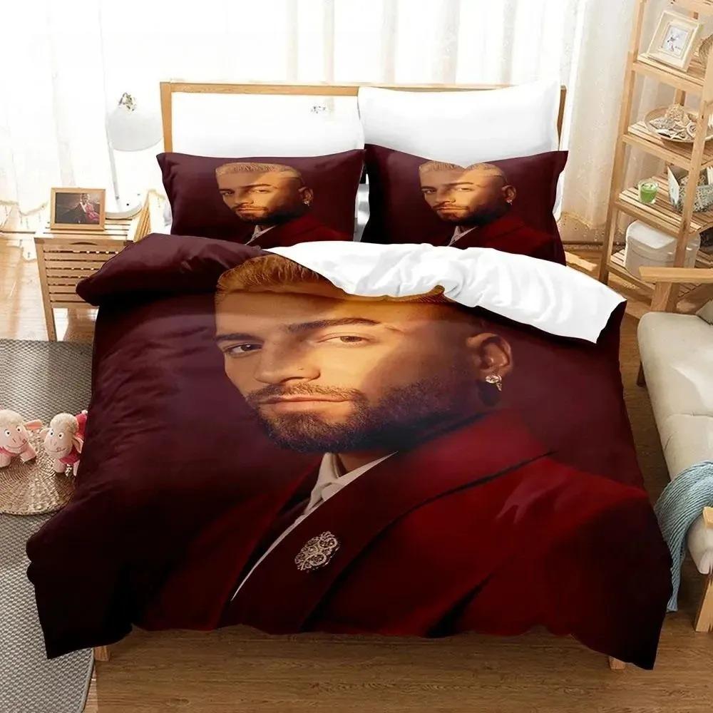 Maluma 3D Print Hip Hop Bedding Set For Bedroom Soft Modern Bedspreads Comefortable Kids Duvet Cover Quilt Cover And Pillowcase