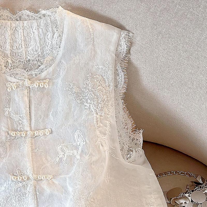 Women's New Chinese Style Lace Vest