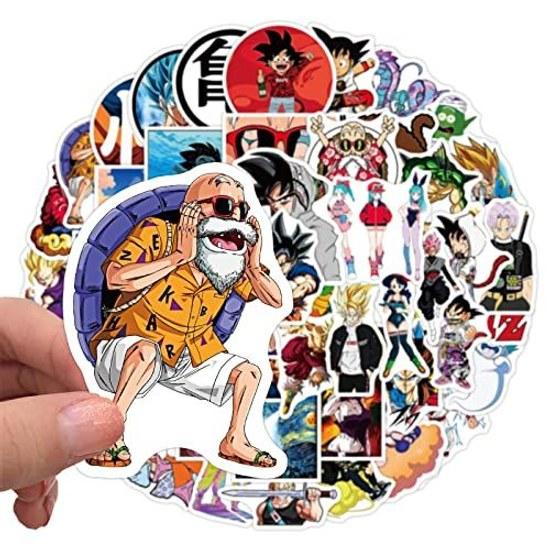 Dragon Ball sticker 50-piece set cute anime seal waterproof decal stylish manga DIY diary suitcase snowboard guitar car water bottle bicycle helmet