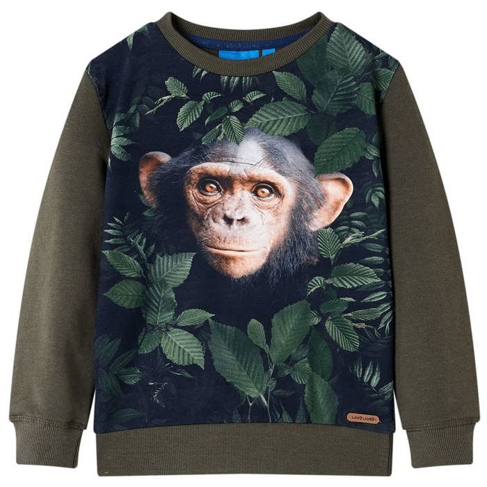 Sweatshirt pour enfants kaki 92/104/116/128/140