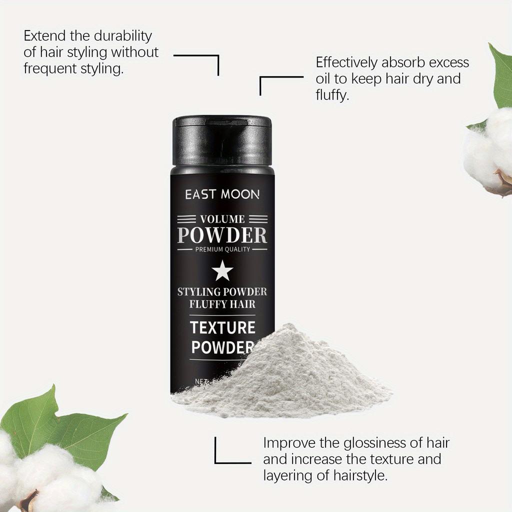 Hår Naturlig pudder Krøllete hår Fluffy Styling Utjevnende Frizz Naturlig glans Er ikke fet