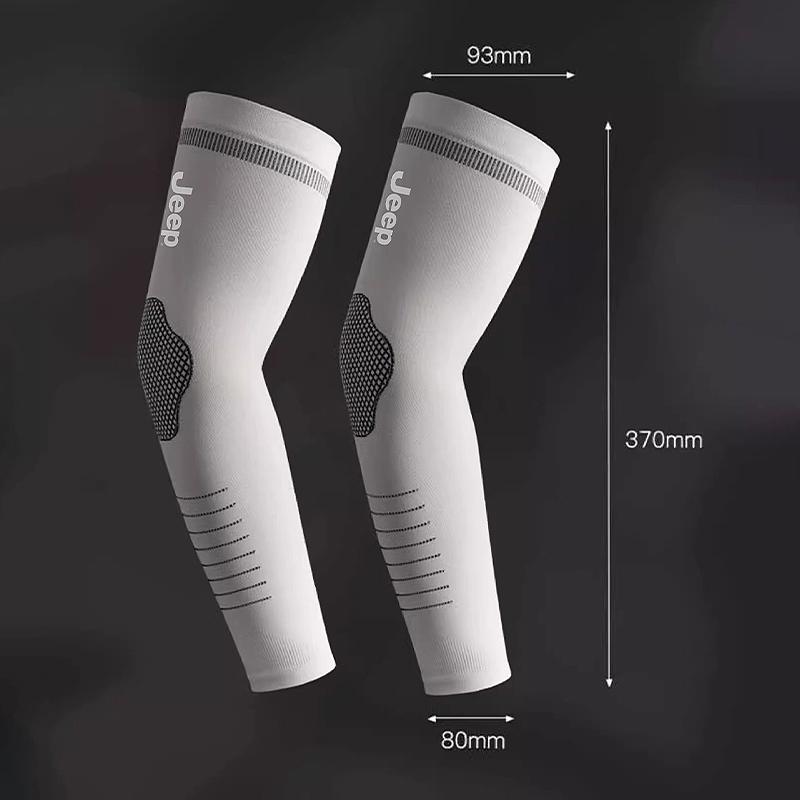 Manchons de Glace Homme Protection Solaire Et Protection UV Manches Longues Amples Été Sports Cyclisme Haute Élasticité Soie Glacée Manchons de Coude