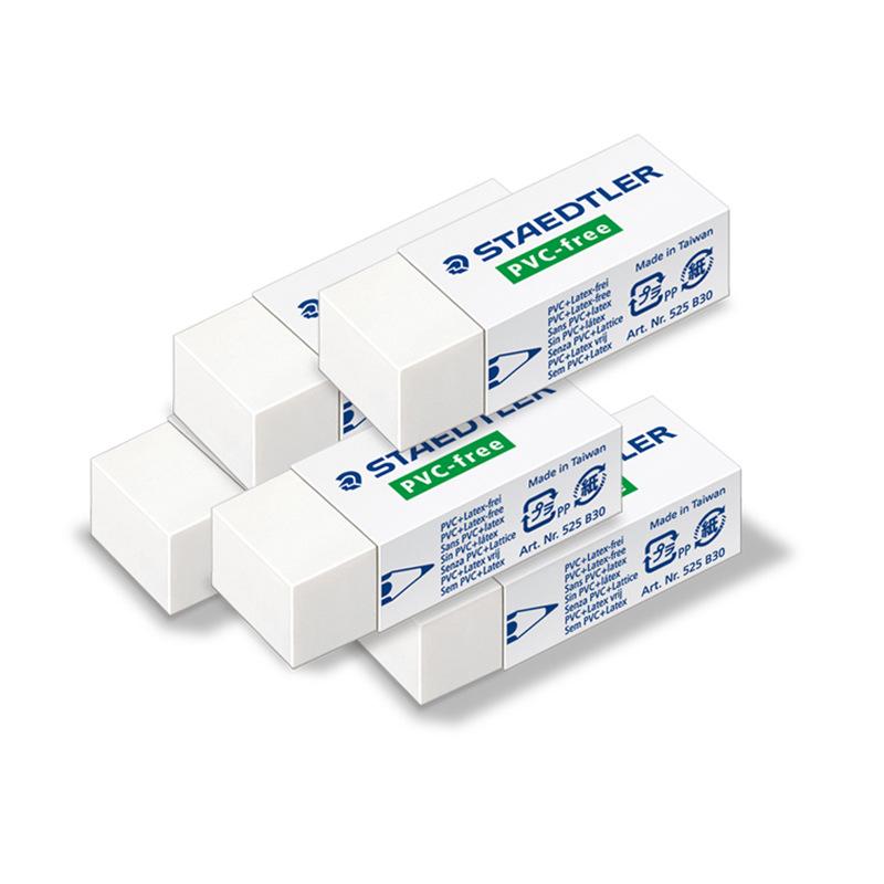 STAEDTLER Eco-Friendly Low Dust Eraser - White